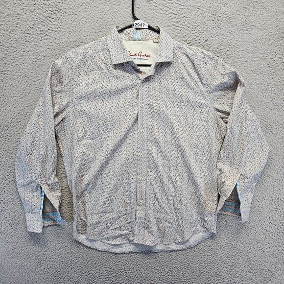 Robert Graham Shirt Mens XL Modern American Tailored Fit Long Sleeves Button Up - Picture 1 of 10